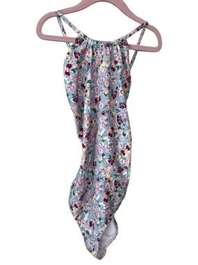 Polo Ralph Lauren Floral Halter Neck One Piece Swimsuit Size 8